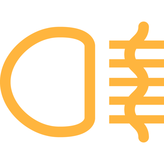 Symbol zadního mlhového světla