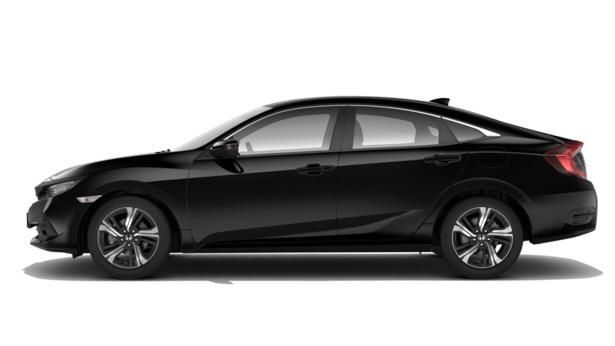 Boční pohled na model Civic sedan