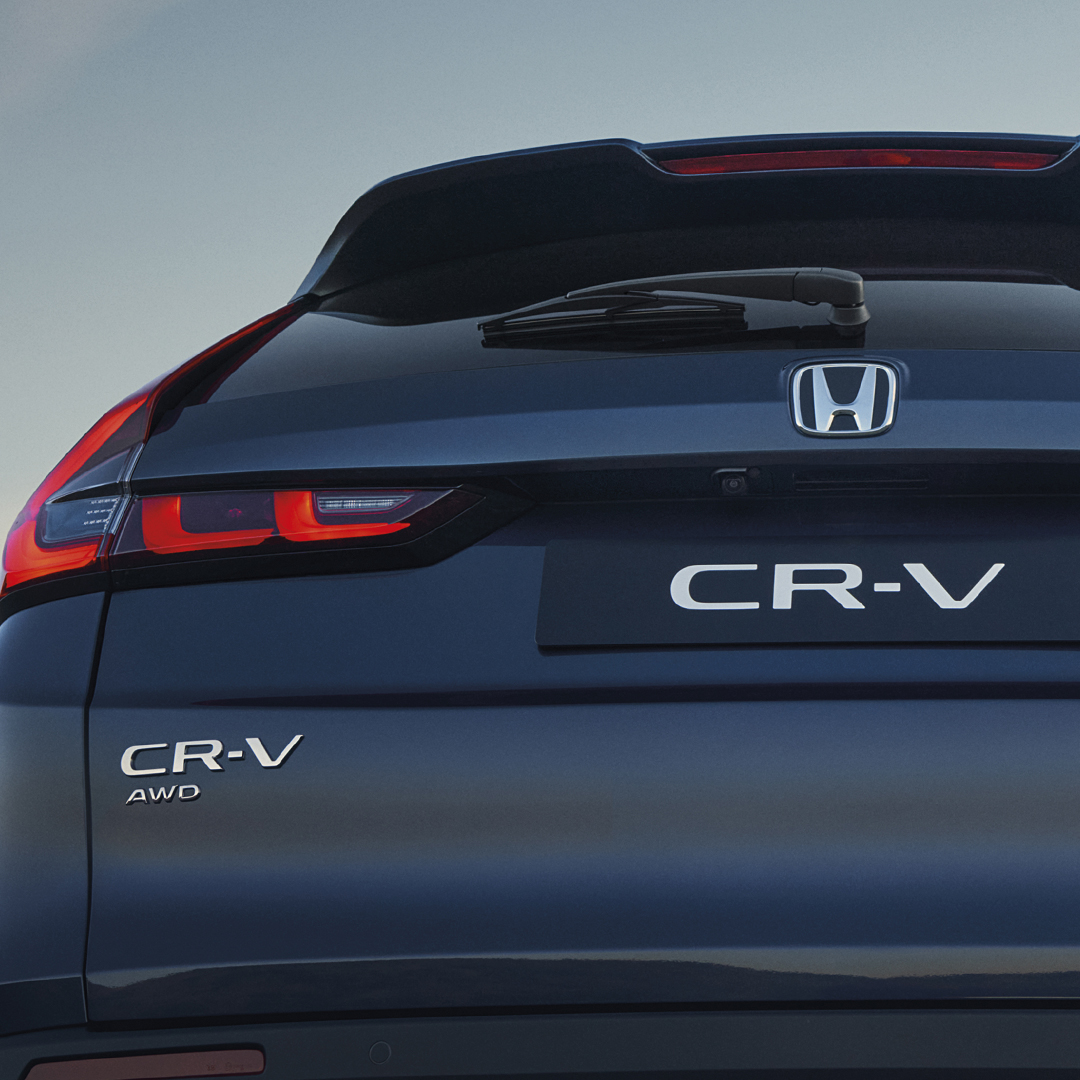 Detailní záběr na záď vozu Honda CR-V Hybrid