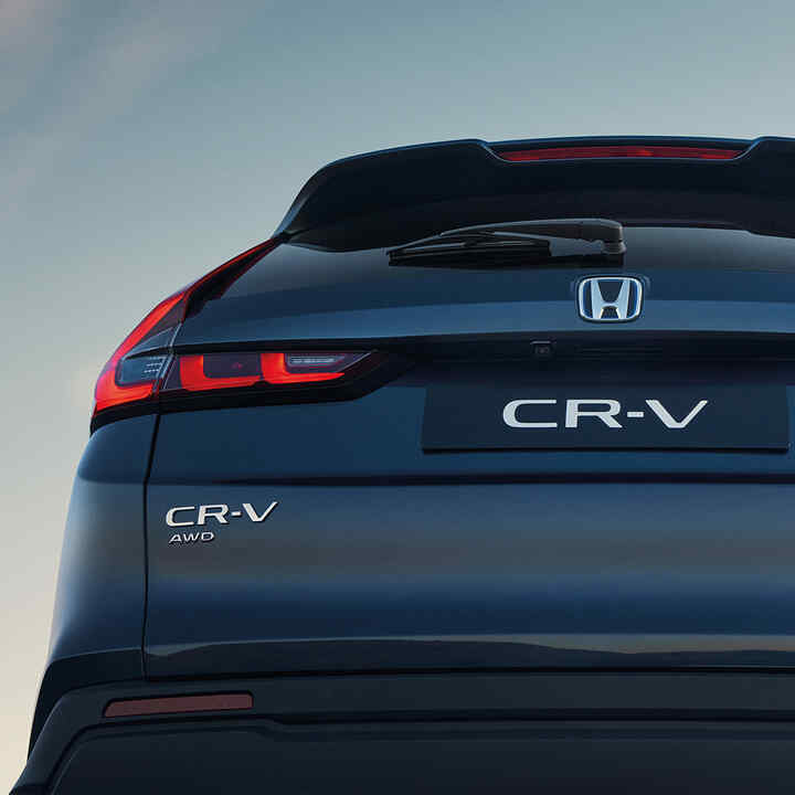 Detailní záběr na záď vozu Honda CR-V Hybrid