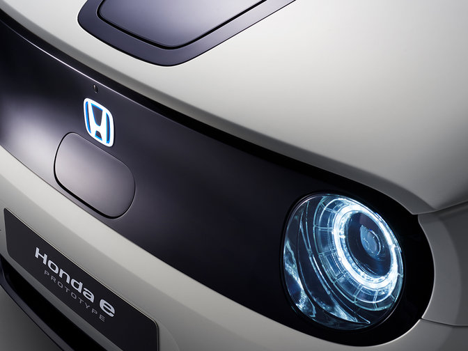 Detailní záběr Honda e Prototype