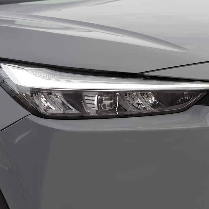 Detail předního světlometu HR-V. 