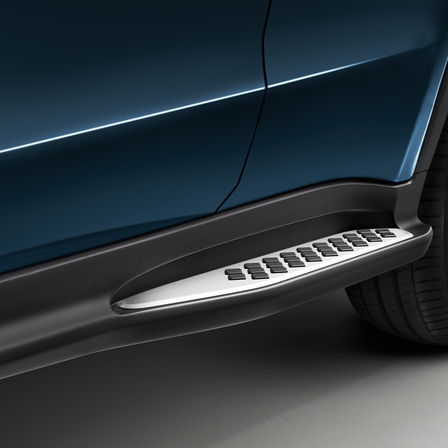 Detailní pohled na obložení prahů modelu Honda HR-V
