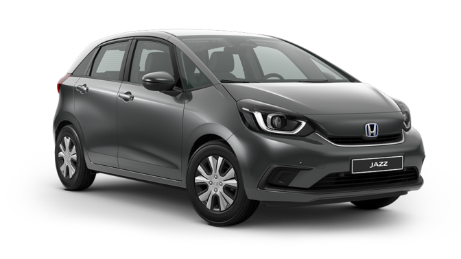 Přední tříčtvrtinový pohled na model Honda Jazz