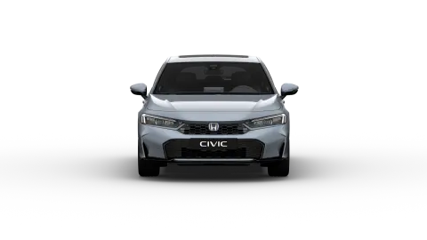 Pohled zepředu na model Honda Civic