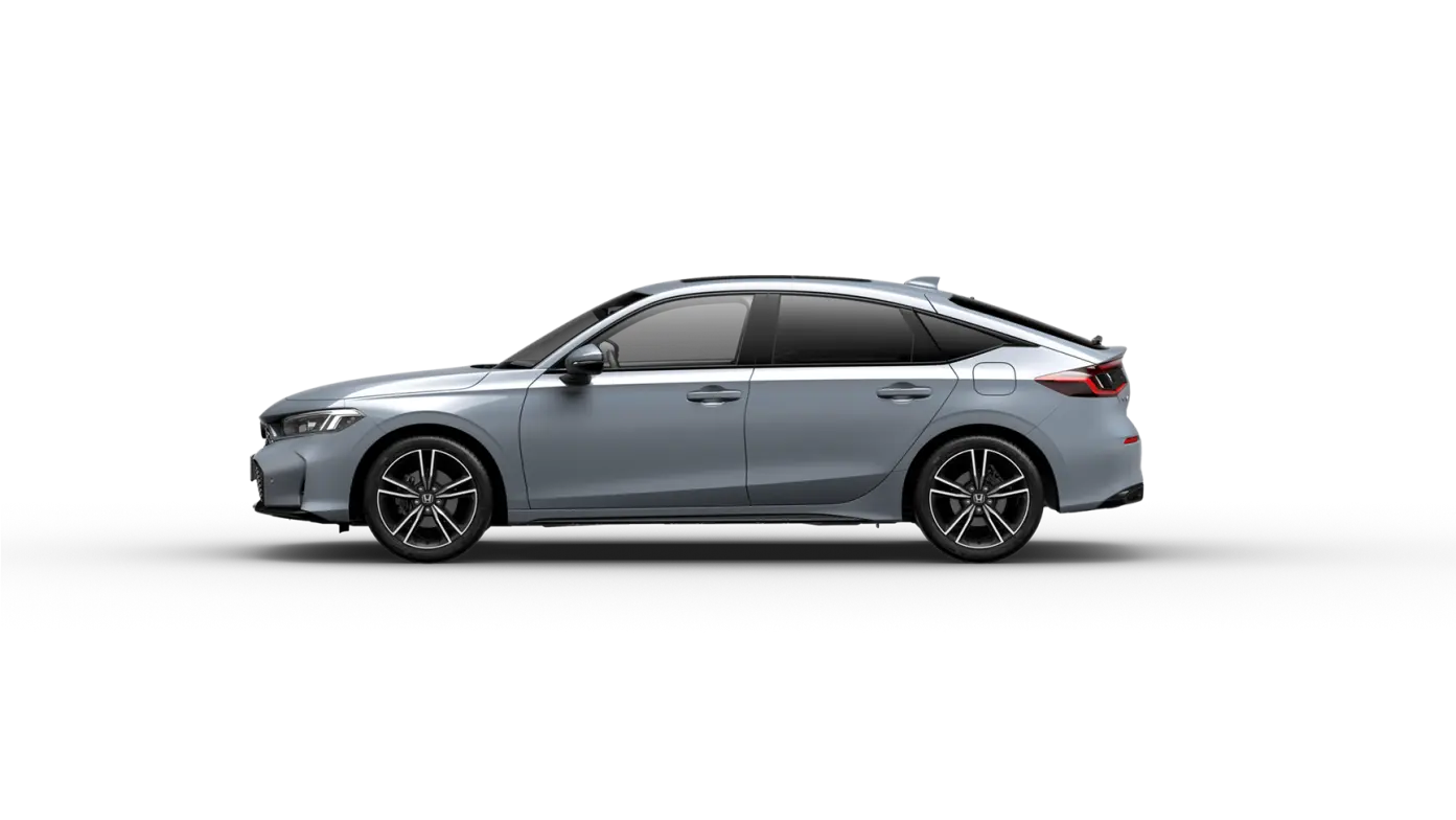 Pohled ze strany na model Honda Civic