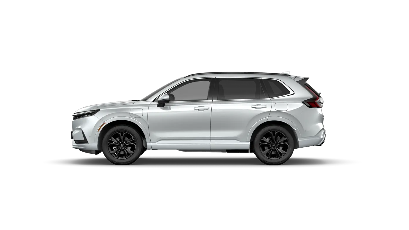 Boční pohled na model Honda CR-V Hybrid.