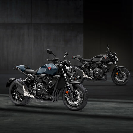 Honda CB1000R Black Edition v tmavě modré metalíze Matte Jeans Blue Metallic