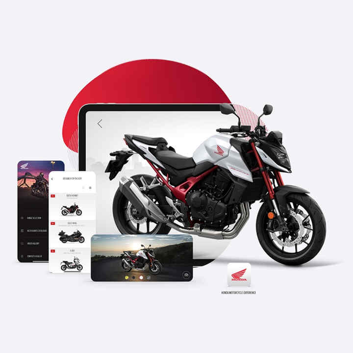 Aplikace Honda Motorcycles.
