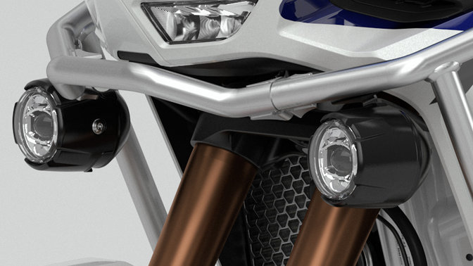Mlhová světla LED motocyklu Honda Africa Twin Adventure Sports