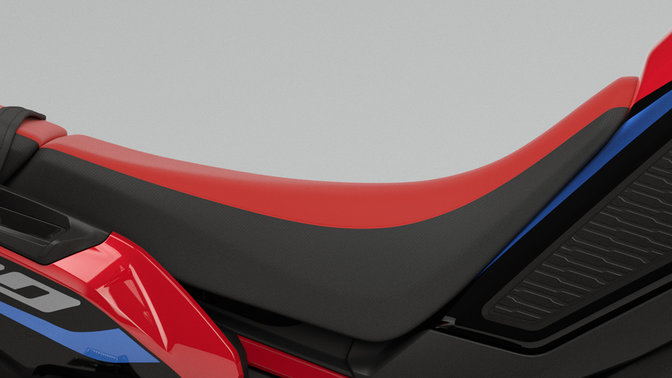 Nízké a vysoké sedlo motocyklu Honda Africa Twin