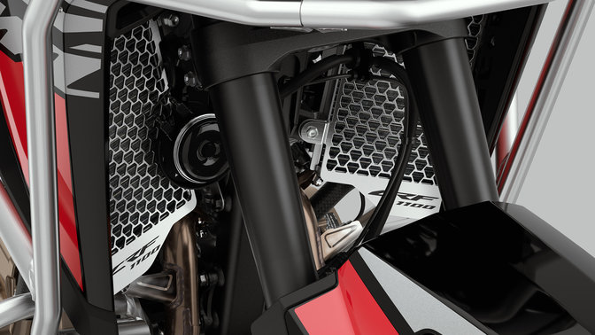 Chrániče chladiče motocyklu Honda Africa Twin