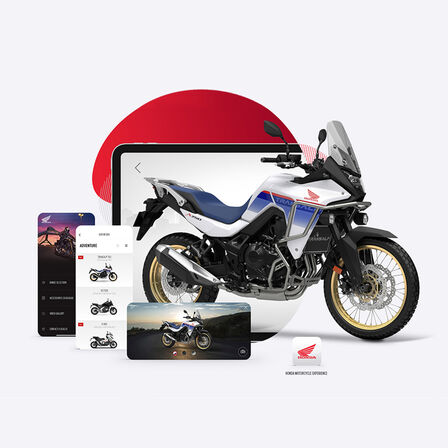 Aplikace Honda Motorcycles Experience s modelem XL750 Transalp