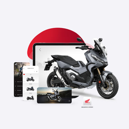 Zobrazení aplikace Honda X-ADV.