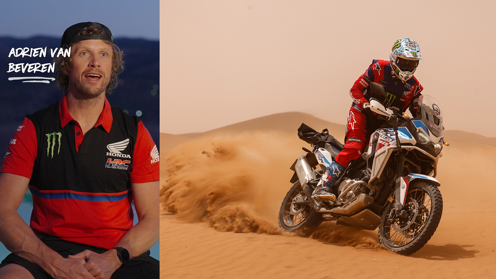 Adrien Van Beveren hovoří se zákazníky Honda Adventure Roads