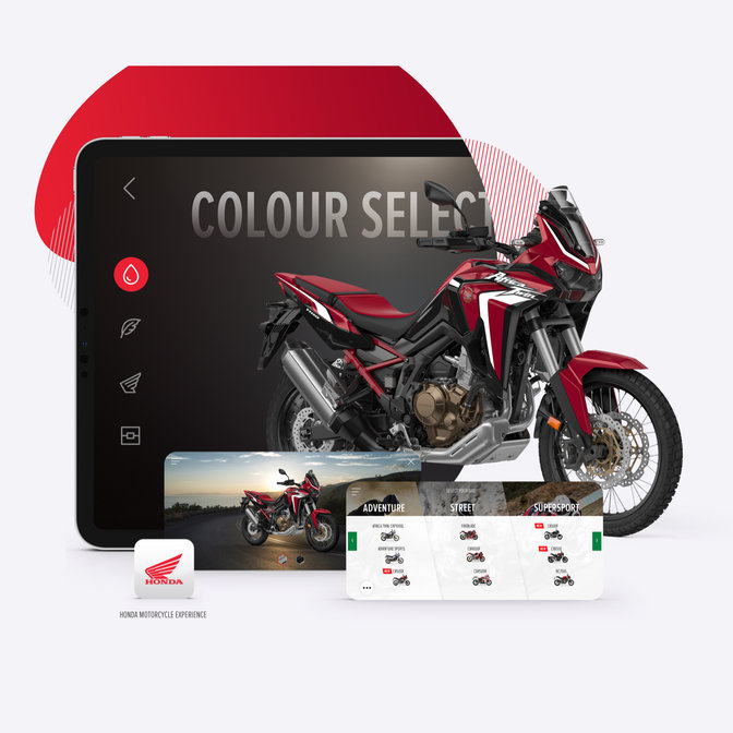 HONDA Africa Twin, 3D aplikace pro přizpůsobení