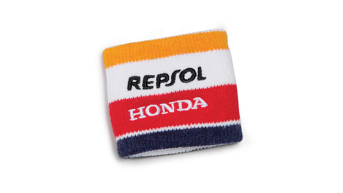 Potítko na ruku Honda Repsol v barvách týmu Honda MotoGP s logem Repsol