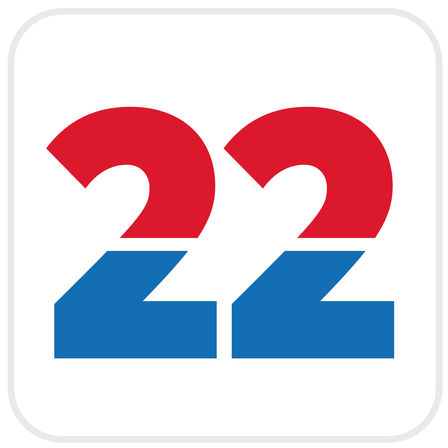 Logo s číslem 22.