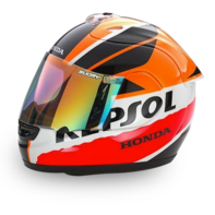 Motocyklová helma týmu Honda Repsol.