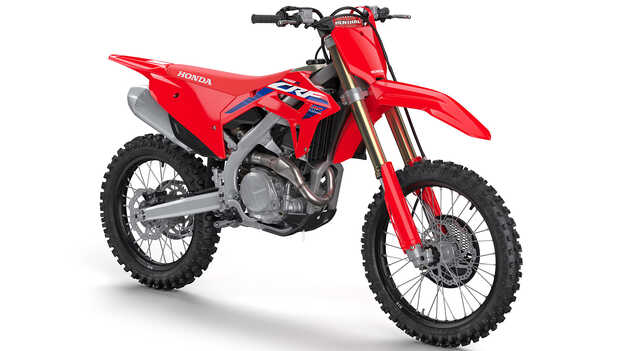 Aktualizované zavěšení modelu Honda CRF450R. 