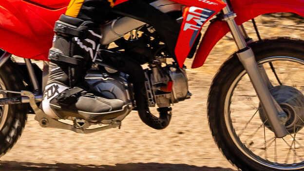 Čtyřtaktní motor modelu CRF110F o objemu 109 ccm
