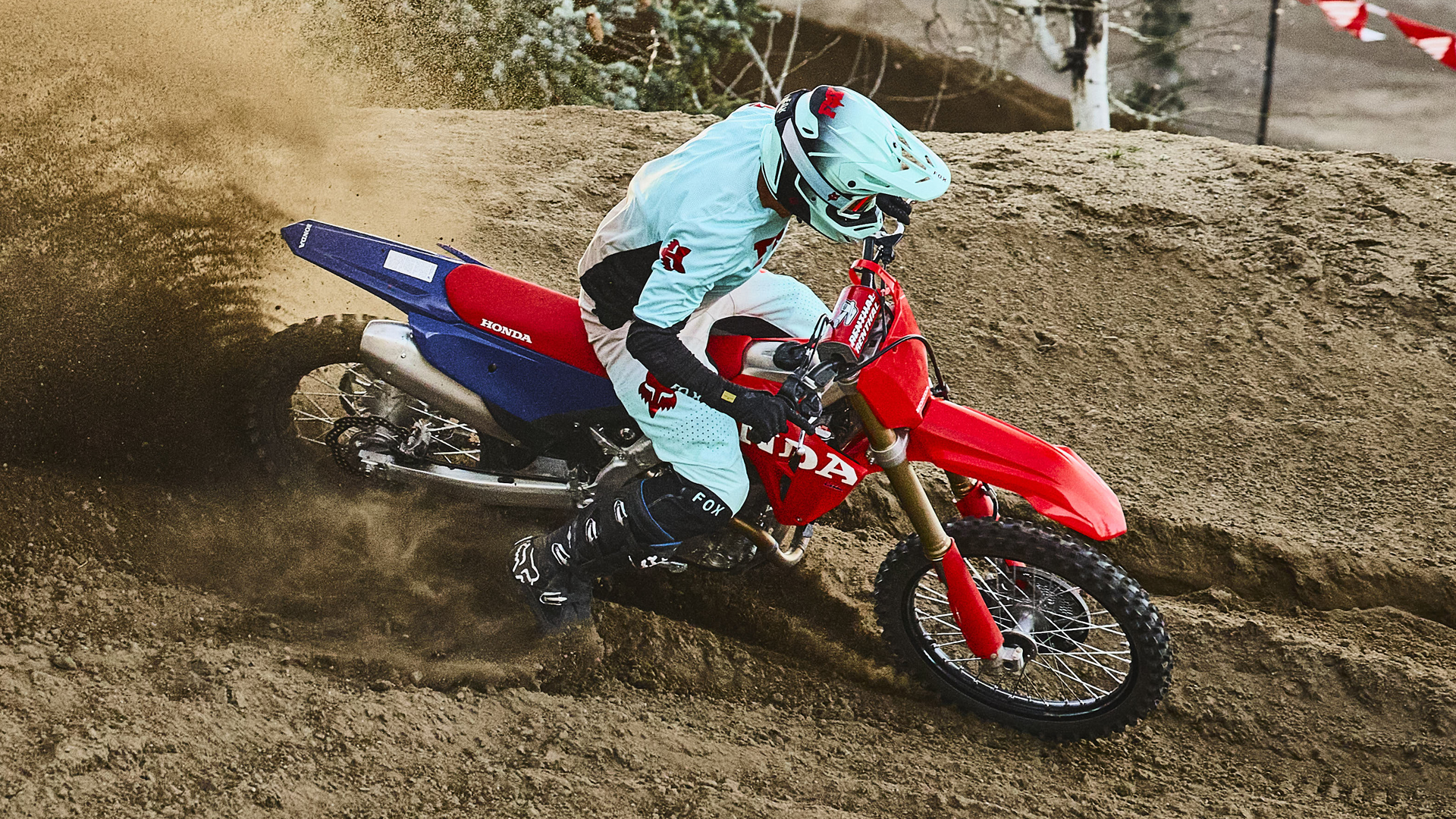CRF450R Zadní tlumič Showa & Pro-Link
