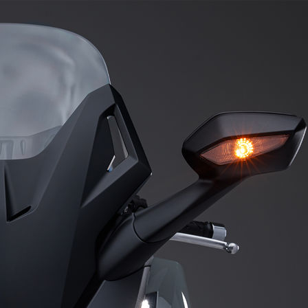 Forza 350, tvary inspirované rychlým pohybem zaručující aerodynamickou efektivitu