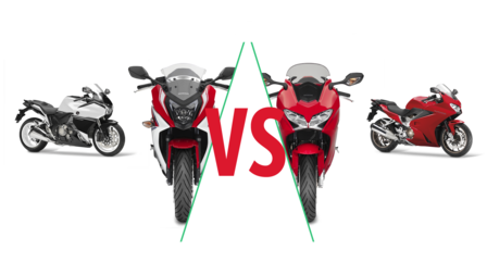 Kombinace motocyklů Honda řady Sport Touring.