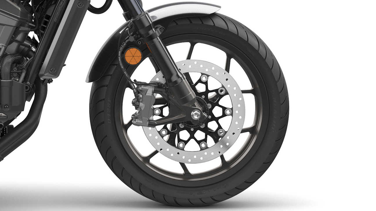 CMX1100 – účinné brzdy a pneumatiky