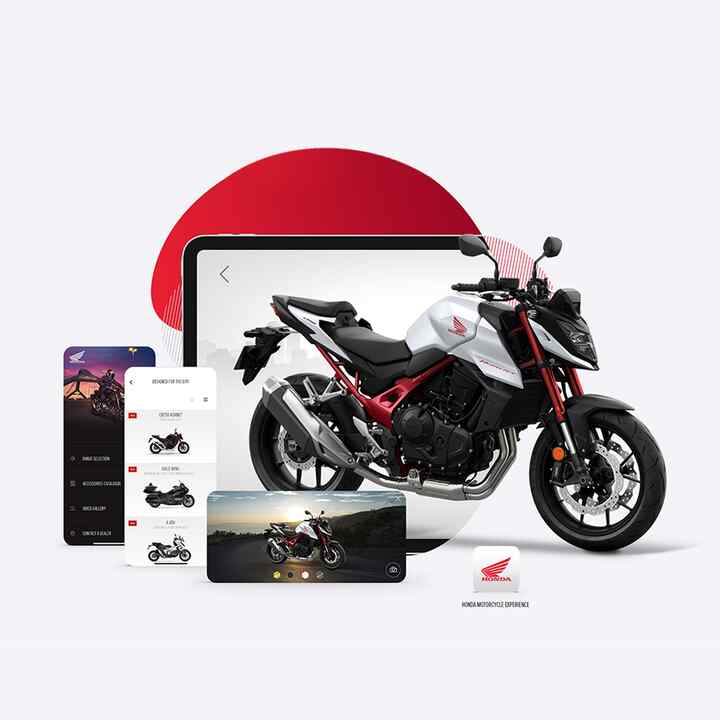 Aplikace Honda Motorcycles Experience
