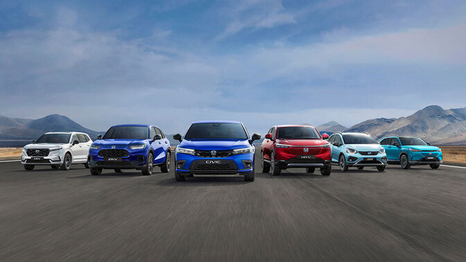 Elektrifikované modely Honda